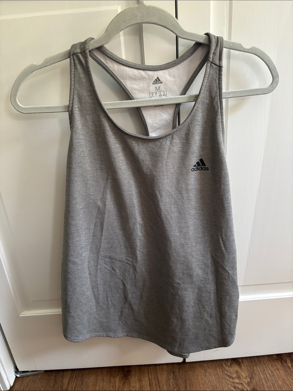 adidas Women’s Gray Athletic Racerback Tank